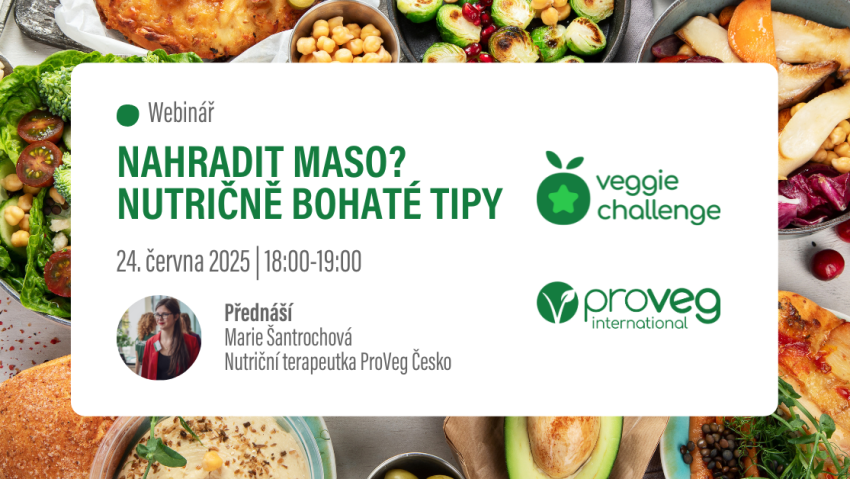 Nahradit maso? Nutričně bohaté tipy s Veggie Challenge